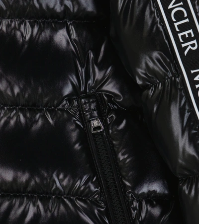 Shop Moncler Hakki Down Coat In Black