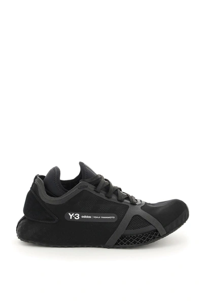 Shop Y-3 Runner 4d Iow Sneakers In Black
