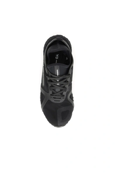 Shop Y-3 Runner 4d Iow Sneakers In Black