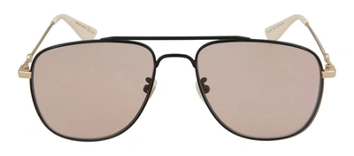 Shop Gucci Gg0514s M Aviator Sunglasses In Pink