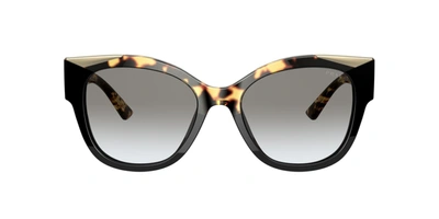 Shop Prada Pr 02ws 01m0a7 Cat Eye Sunglasses In Grey