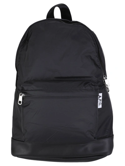 Shop Apc A.p.c. Ultralight Zipped Backpack In Black