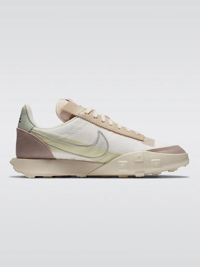 Shop Nike Women's Waffle Racer Lx Series Qs - Pale Ivory/silver-muslin-jade Aur - Size 6