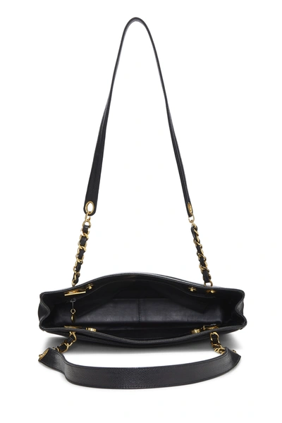 Pre-owned Chanel Black Caviar Timeless 'cc' Shoulder Bag