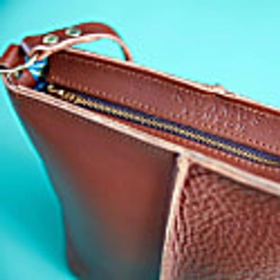 N'damus London Pimlico Chestnut Full Grain Leather Bucket Bag In Bucket