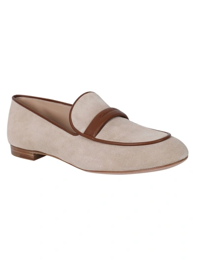 Shop Gianvito Rossi Penny Loafer Flat