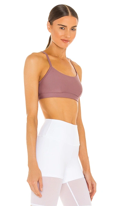 Shop Alo Yoga Airlift Intrigue Bra In Woodrose