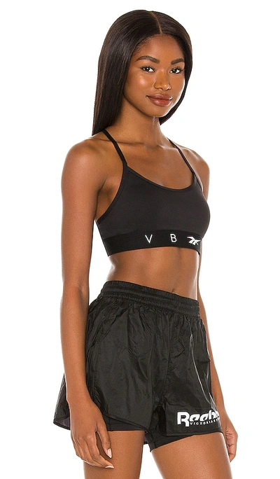 Shop Victoria Beckham T-back Sports Bra In Black