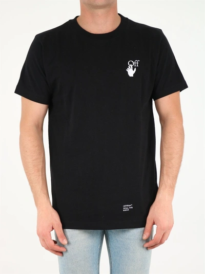 Shop Off-white Arrow Caravaggio T-shirt In Black