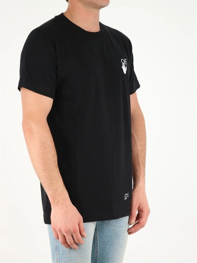 Shop Off-white Arrow Caravaggio T-shirt In Black