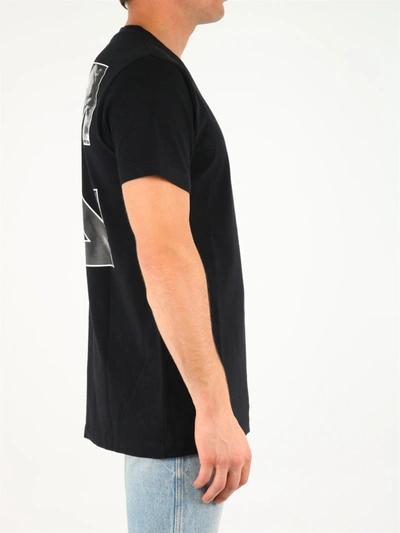 Shop Off-white Arrow Caravaggio T-shirt In Black