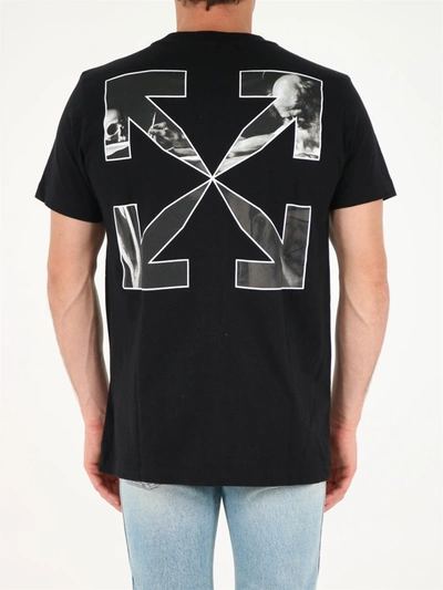 Shop Off-white Arrow Caravaggio T-shirt In Black