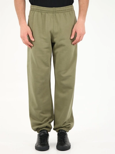 Shop Off-white Military Green Jogging Pants