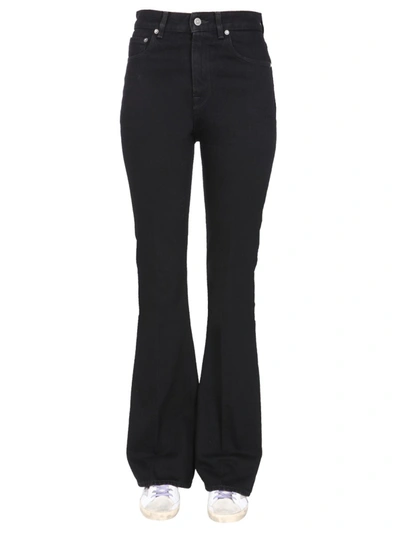 Shop Golden Goose "bootcut" Trousers In Black