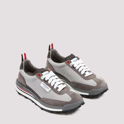 Shop Thom Browne Tech Runner Sneakers Shoes In Grey