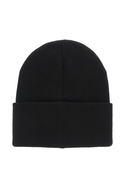 Shop Bel-air Athletics Academy Crest Beanie Hat In Black