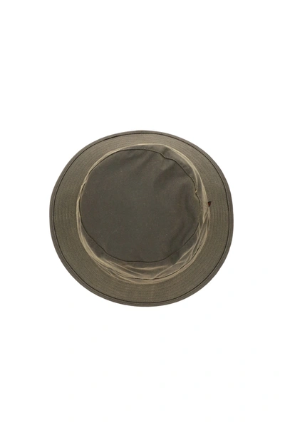 Barbour Hutton Tartan Reversible Bucket Hat In Green