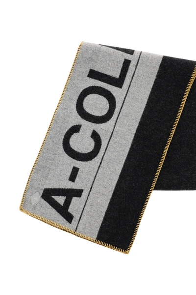 Shop A-cold-wall* Maxi Logo Scarf In Grey