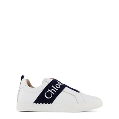 Shop Chloé White Lauren Sneakers
