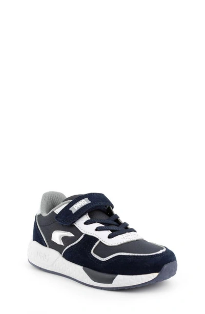 Shop Primigi Low Top Sneaker In Navy/ Grey