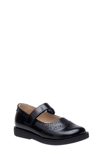 Elephantito Girl's Spectator Perforated Mary Jane Shoes, Baby/toddler/kids In Black
