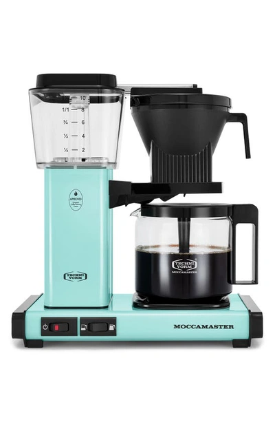 Shop Moccamaster Kbgv Select Coffee Brewer In Turquoise