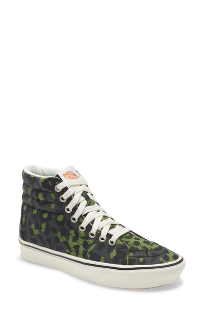 Shop Vans Comfycush Sk8-hi Sneaker In Cactus/scarab