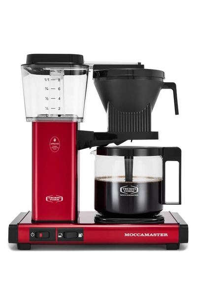 Shop Moccamaster Kbgv Select Coffee Brewer In Candy Apple Red