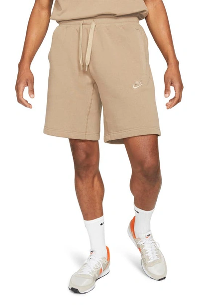 Nike Sportswear Men's Classic Fleece Shorts In Sandalwood,khaki | ModeSens