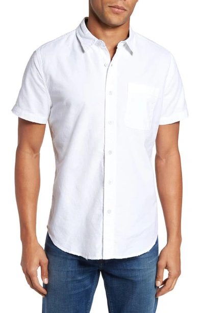Shop Ag Nash Slim Fit Sport Shirt In 5 Years White