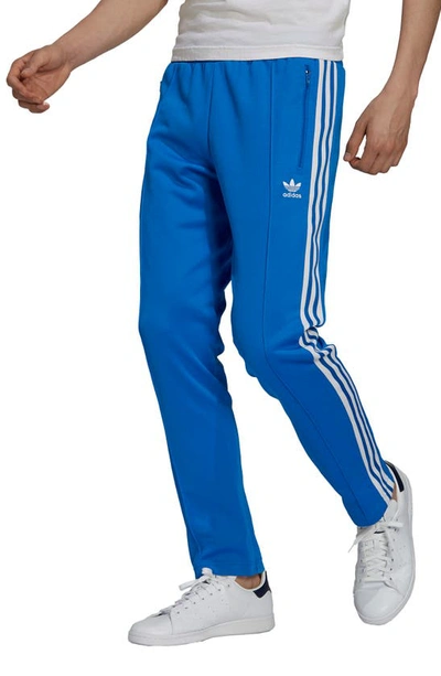 Shop Adidas Originals Beckenbauer Track Pants In Bluebird
