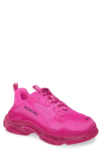 Shop Balenciaga Triple-s Air Retro Sneaker In Pink/ Pink
