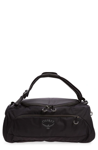 Shop Osprey Daylite 30l Duffle Bag In Black