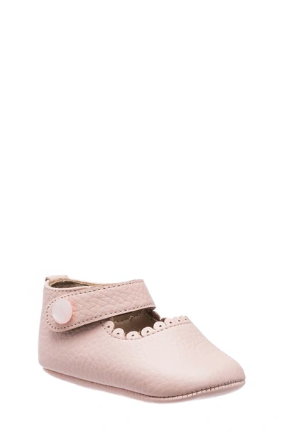 Shop Elephantito Mary Jane Crib Shoe In Pink