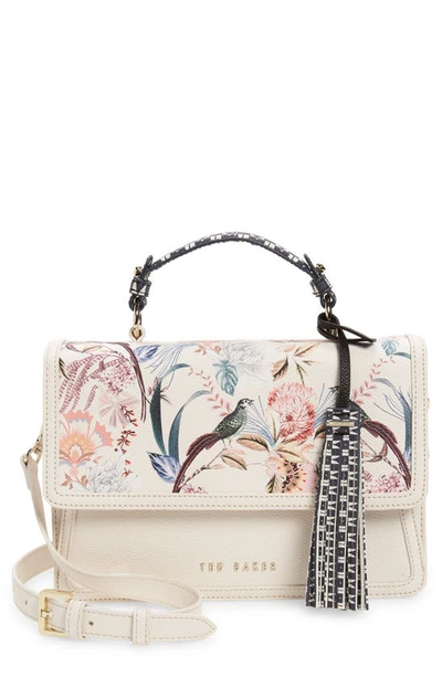 Ted Baker Betii Faux Leather Top Handle Bag In Natural | ModeSens