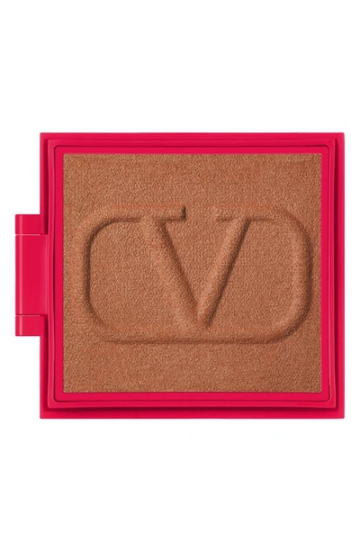 Shop Valentino Go-clutch Refillable Compact Finishing Powder Refill Pan In Universal Bronzer