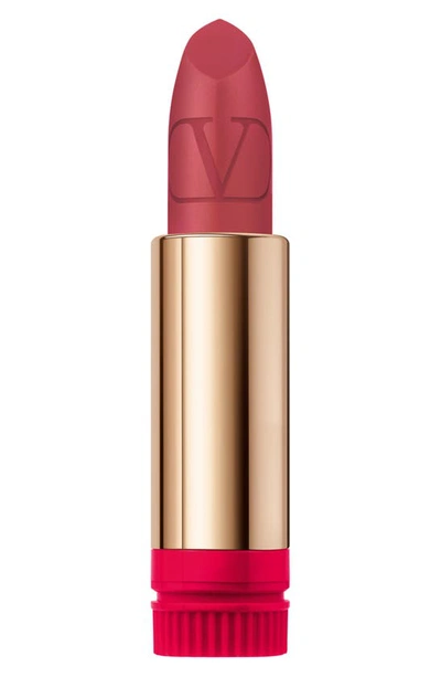 Shop Valentino Rosso  Refillable Lipstick Refill In 110r / Matte