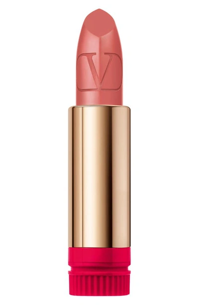 Shop Valentino Rosso  Refillable Lipstick Refill In 101a / Satin
