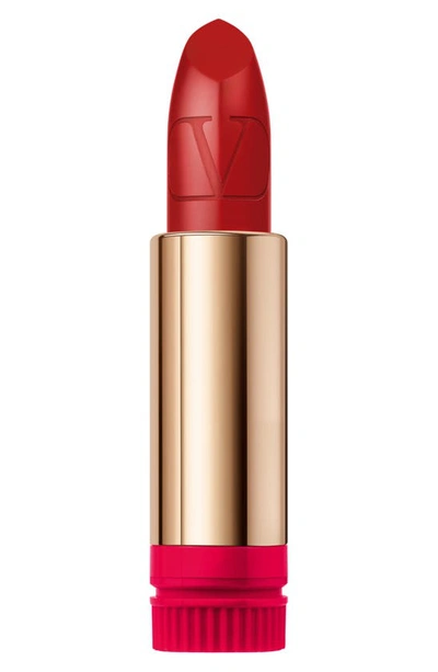 Shop Valentino Rosso  Refillable Lipstick Refill In 217a / Satin
