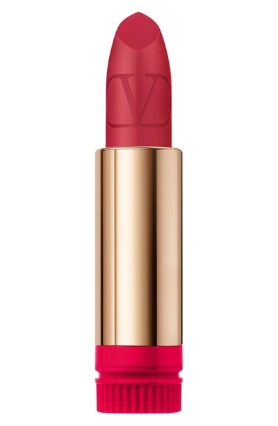 Shop Valentino Rosso  Refillable Lipstick Refill In 103r / Matte