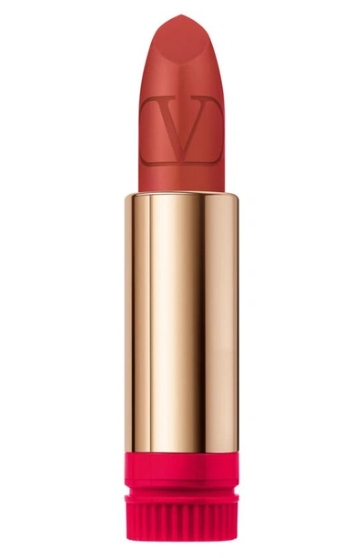 Shop Valentino Rosso  Refillable Lipstick Refill In 409a / Matte