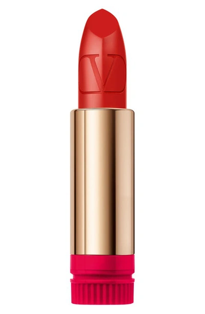 Shop Valentino Rosso  Refillable Lipstick Refill In 209a / Satin