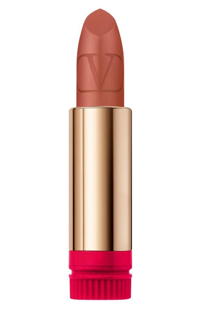 Shop Valentino Rosso  Refillable Lipstick Refill In 107a / Matte