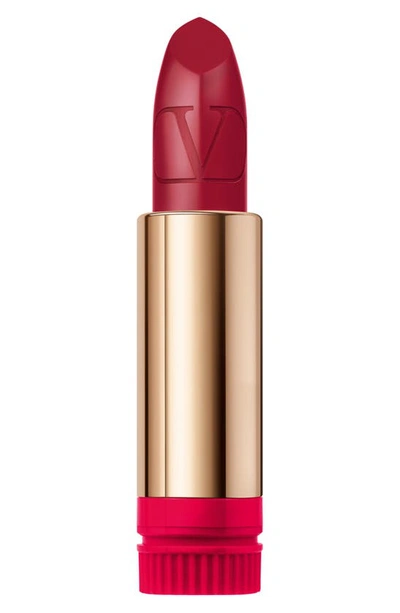 Shop Valentino Rosso  Refillable Lipstick Refill In 305a / Satin