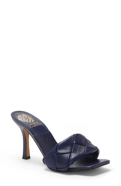 Shop Vince Camuto Brelanie Sandal In New Navy Leather