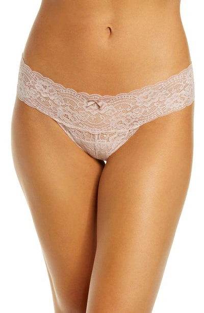 Shop Skarlett Blue 'obsessed' Lace Thong In Romance