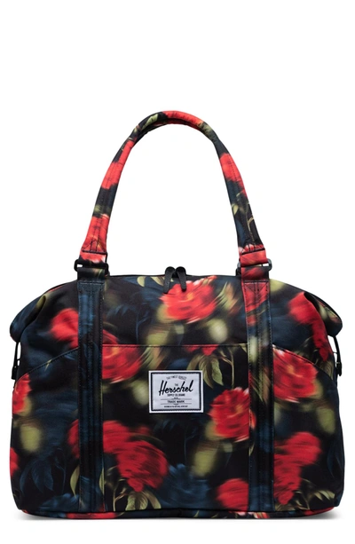 Shop Herschel Supply Co . Strand Duffle Bag In Blurry Roses