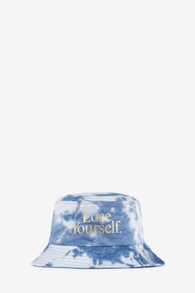 Shop Rabanne Lose Yourself Hats In Blue