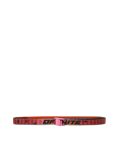 Shop Off-white Belt In Red Fuchsia