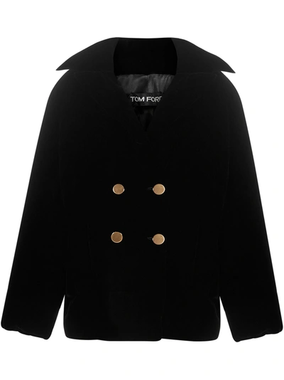 Shop Tom Ford Down Jacket In Black